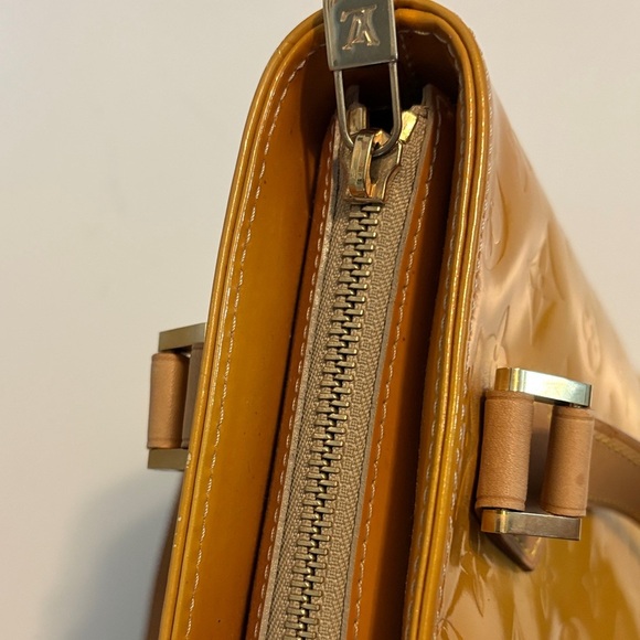 Vibrant Louis Vuitton Mustard Vernise Tote with COA - Picture 5 of 16